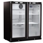 Buffet koelkast met 2 glazen draaideuren