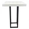 Statafel Industrial White 80x80cm