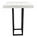 Statafel Industrial White 80x80cm