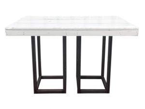 Dinertafel Industrial White 120x80cm
