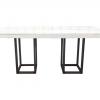 Dinertafel Industrial White 180x80cm