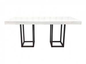 Dinertafel Industrial White 180x80cm