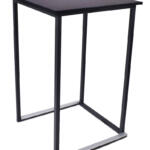 Statafel Cuba zwart 70x70cm