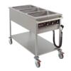 Bain marie wagen 3xGN excl. bakken