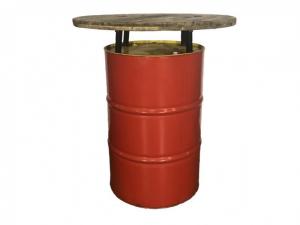 Statafel Olievat rood