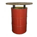 Statafel Olievat rood