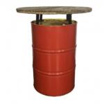 Statafel Olievat rood