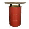 Statafel Olievat rood