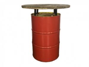 Statafel Olievat rood