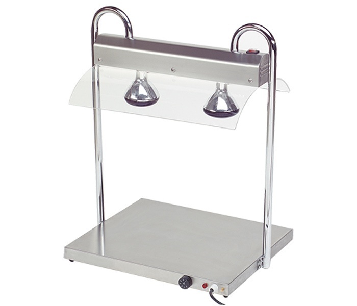 Warmhoudplaat met warmhoudbrug 2/1GN oud model