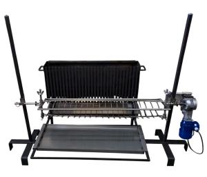 Houtgestookte varkensspit