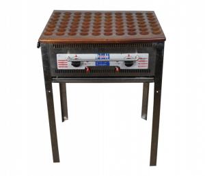 Barbecue Hendi - 65x55cm - incl. poffertjesplaat koper