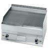Modulair 70cm bakplaat half glad/geribbeld 400V