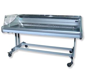 Koelvitrine verrijdbaar 1,5m