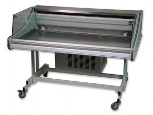 Koelvitrine verrijdbaar 1,2m