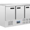 Koelwerkbank 3-deurs 137x70cm