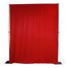 Pipe & drape rood per 3m