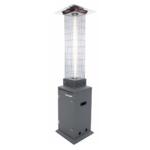 Designheater RVS met vlam
