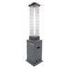 Designheater RVS met vlam