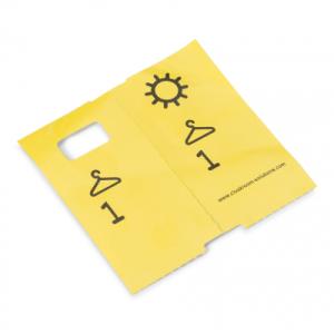 Garderobenummers - 200 jassen (eenmalig gebruik)