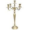 Kandelaar 5-arm goud 80cm