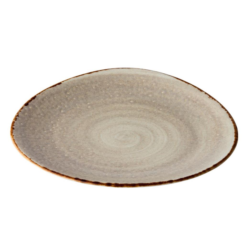 Bord Jersey – grijs – Ø 27cm