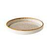 Bord Jersey met rand - grijs - Ø 16cm