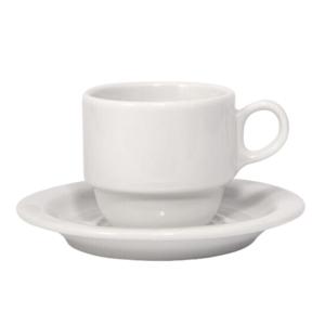 Koffiekop en schotel Basic