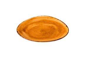 Bord Jersey - oranje - Ø 21cm