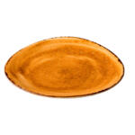 Bord Jersey – oranje – Ø 21cm