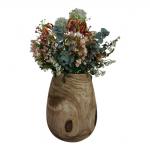 Veldbloemen in houten pot – kunst