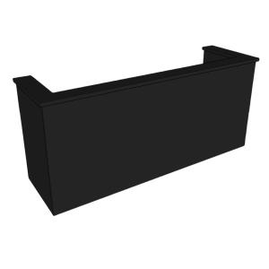 Barombouw Milano zwart - 2,2m