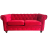 Chesterfield  2-zitsbank Malibu rood