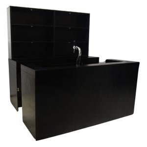 Luxe bar Milano zwart - 2,2m