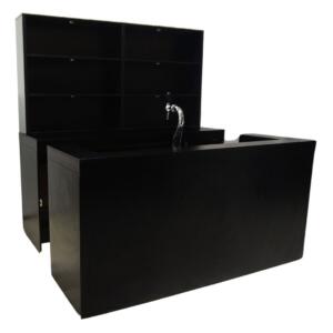 Luxe bar Milano zwart - 2,2m