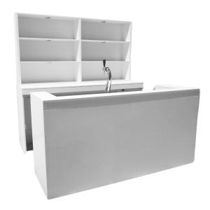 Luxe bar Milano wit - 2,2m