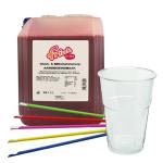 Slush Puppy pakket – 125 porties – Aardbei