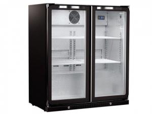 Buffet koelkast met 2 glazen draaideuren