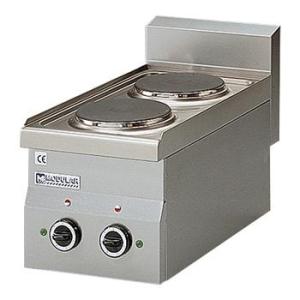 Fornuis 2-pits Modulair 40cm - 400V