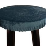 Krukhoes met plooi blauw