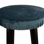 Krukhoes met plooi blauw