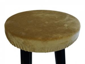 Krukhoes met plooi okergeel