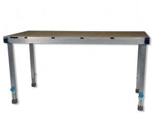 Podiumdeel 2x1m met telescooppoten