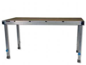 Podiumdeel 2x1m met telescooppoten