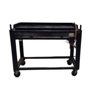 Gasbarbecue met teppanyaki-plaat