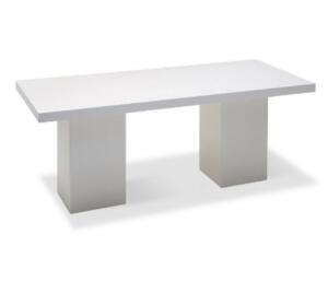 Dinertafel Milano wit - 180x80cm