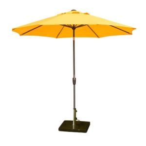 Parasol incl. voet Ø 250cm - Geel