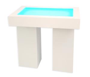 Statafel LED 110x70cm