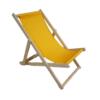 Strandstoel okergeel
