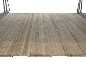 Vloerdeel hout 200x50cm - per 16 stuks
